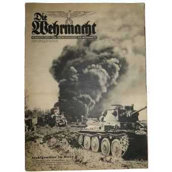 Die Wehrmacht, Nr.16, 30. Juillet 1941, Stahlgewitter im Osten die Rollbahnen. Espenlaub militaria